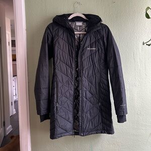 Columbia Women's Black Omni-Heat Hooded Coat